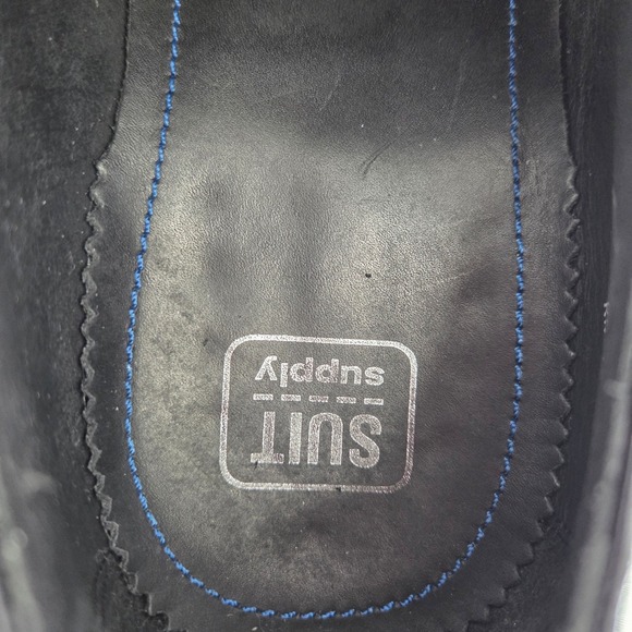 Suit Supply Mens Tuxedo Dress Shoes Oxfords Black Patent Leather US Size 9 - Picture 5 of 9